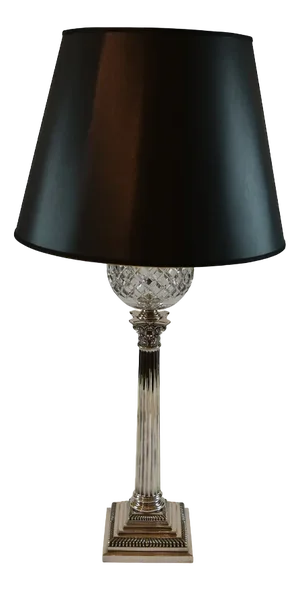 Vintage Silverplate Table Lamp