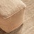 Early 21st Century Jute Square Pouf For Sale - Image 5 of 5