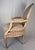 French Late 20th Century Louis XVI Style Creme Painted Upholsterer Fauteuil Armchair For Sale - Image 3 of 11