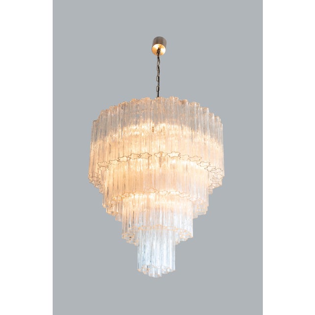 1960s Monumental Tronchi Italian Chandelier For Sale - Image 5 of 7
