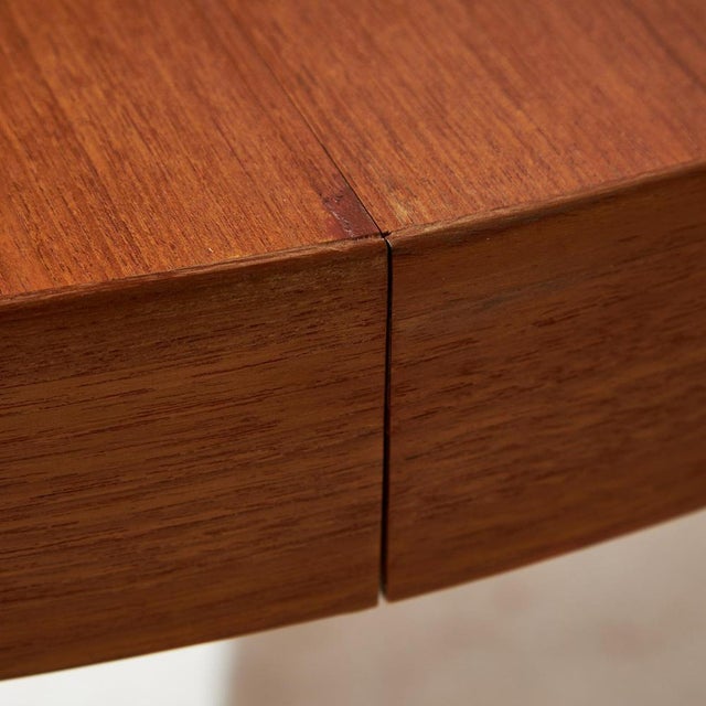 Brown Teak Dining Table by Niels Koefoed for Hornslet Møbelfabrik, 1960s For Sale - Image 8 of 16