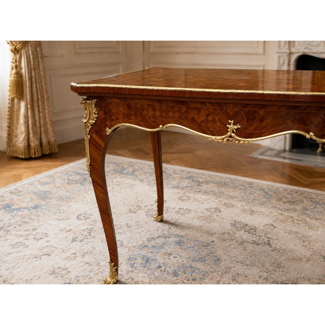 1840s French Artisan Neoclass Mahogany Bronze Table - 1 Pc For Sale - Image 6 of 11