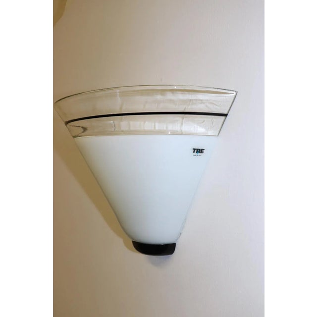 Mid-Century Modern Murano Glass Wall Lamp For Sale In New York - Image 6 of 13