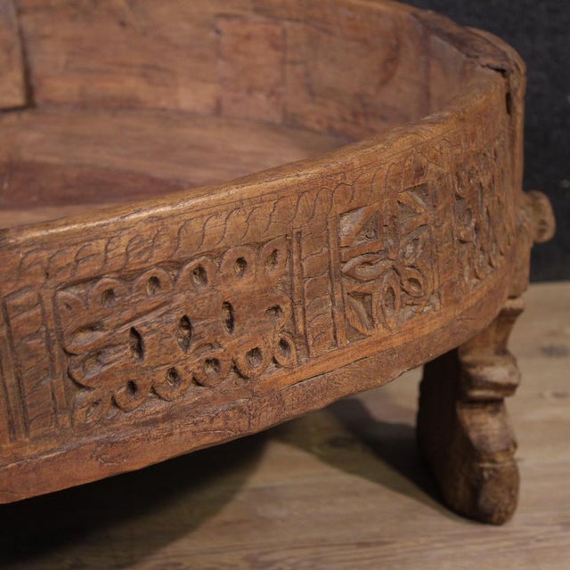 Vintage Indian Coffee Table, 1920 For Sale - Image 9 of 13