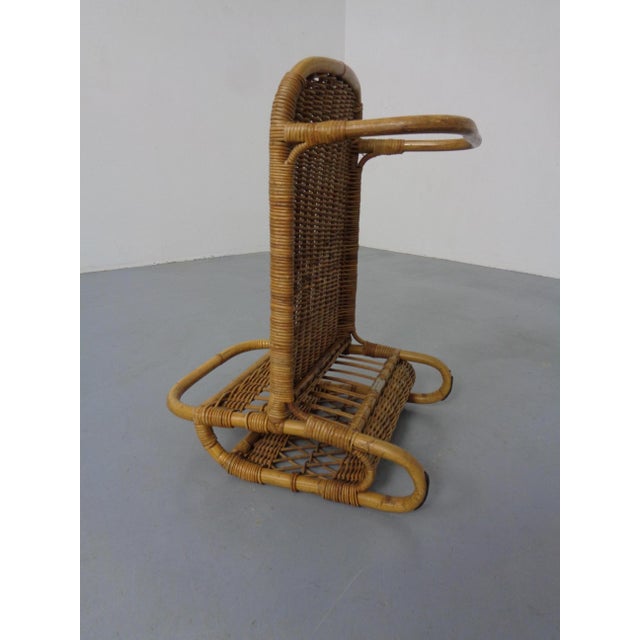 Filigree Rattan Magazine Rack, Germany, 1960s For Sale - Image 14 of 18