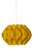 Mid-Century Modern Yellow Pendant Lamp by Lars Schiøler for Hoyrup, Denmark, 1970s For Sale