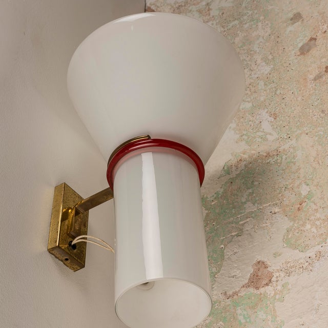 Murano Glass Wall Light from Leucos, 1960s For Sale - Image 6 of 8