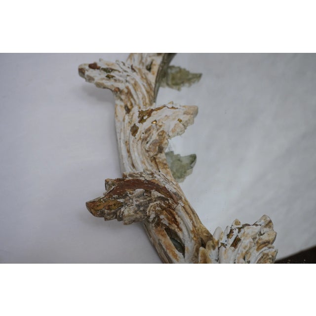 1930s Italian Painted Mirror With Leaves From Mla For Sale - Image 9 of 9