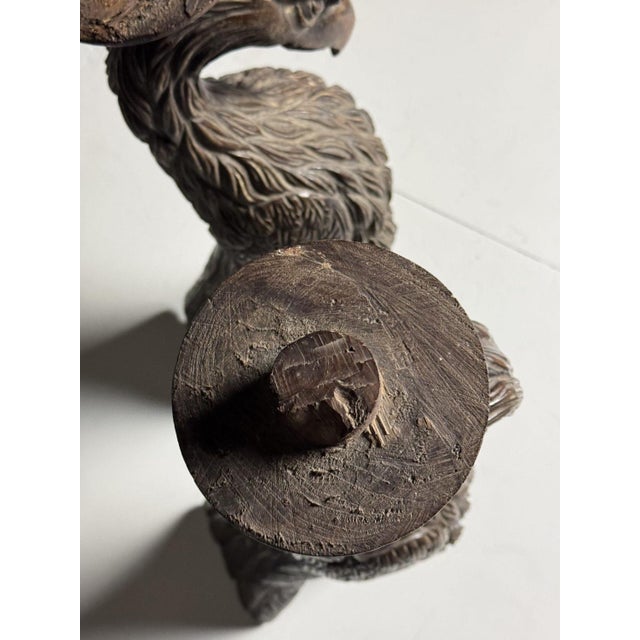 Hand-Carved Eagle Statues, 1800s, Set of 2 For Sale - Image 3 of 18