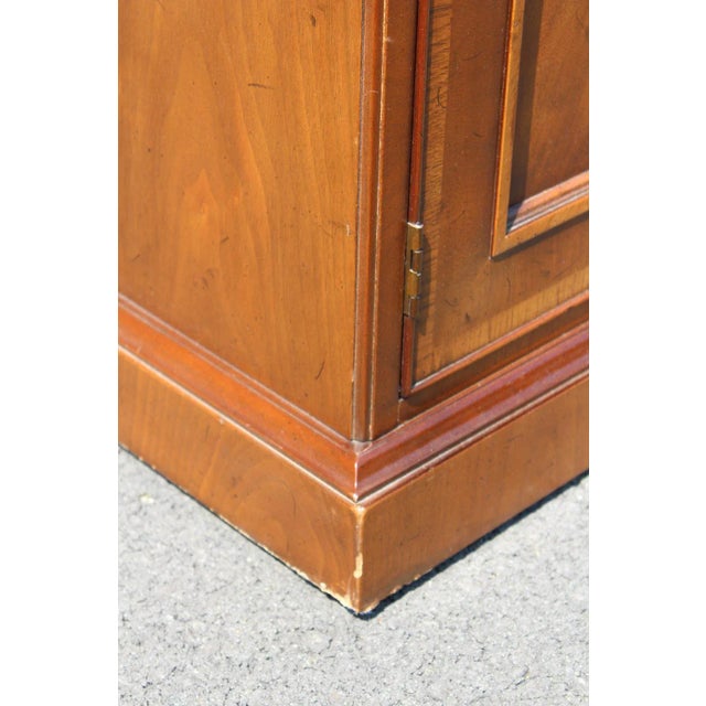 Brown Henredon 18th Century Portfolio Walnut Veneer Buffet For Sale - Image 8 of 13