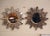 Pair of Midcentury French Giltwood and Cut Glass Wall Sunburst Mirrors For Sale - Image 12 of 12