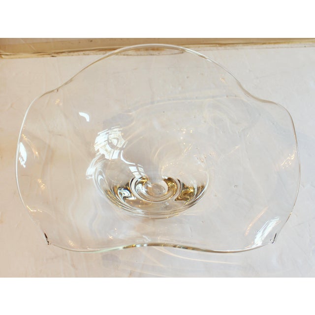 Circa 2008 Massive Scale Steuben Custom Made Centerpiece Bowl For Sale - Image 10 of 10