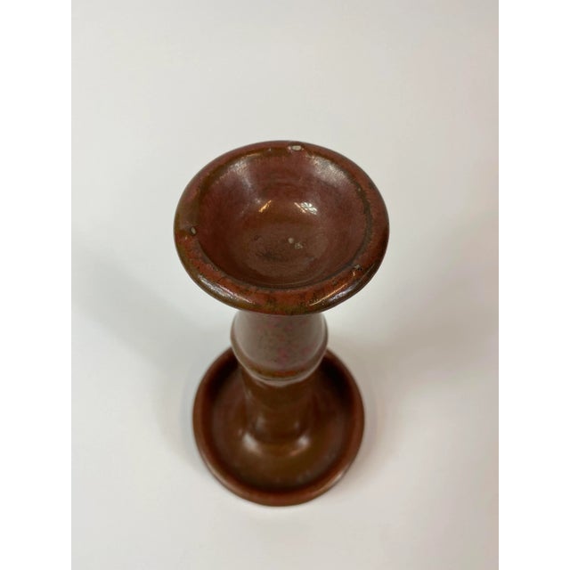 19th Century Chinese Ceramic Oil Lamp For Sale - Image 4 of 5