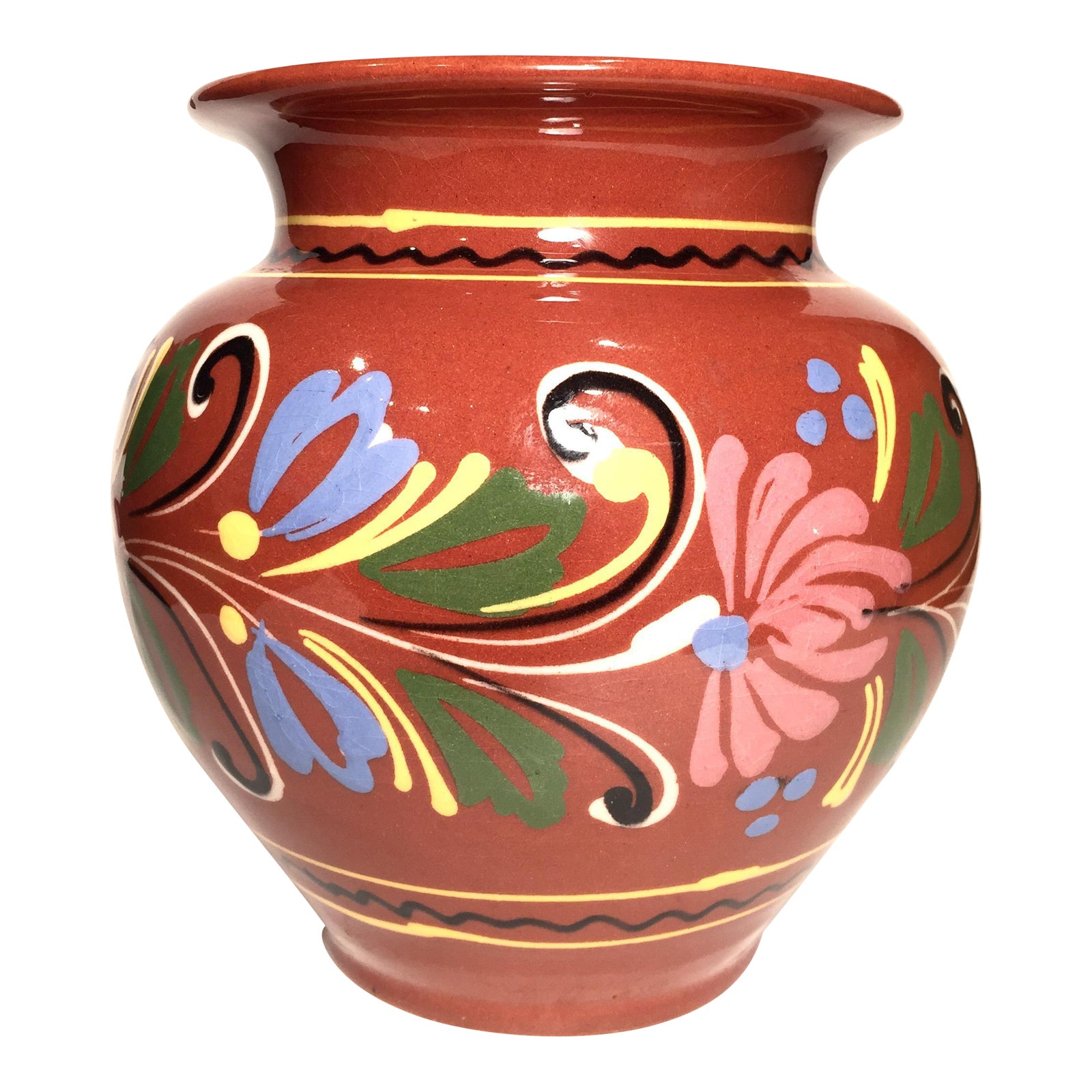 Vintage Mexican Tonala Vase Chairish