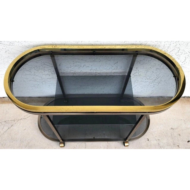 DIA - Design Institute America MCM Bar Cart Rolling by Design Institute of America Dia For Sale - Image 4 of 17