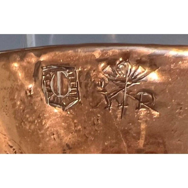 Metal 19th Century English Victorian Tavern Copper Half Gallon Ale Measure For Sale - Image 7 of 13