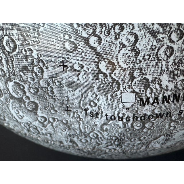 1970s Vintage 1960s Lunar Moon Globe For Sale - Image 5 of 12