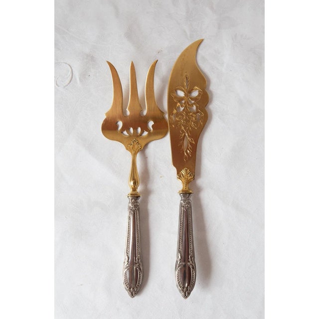 Probably c. 1910s. Fish set (26–28.5 cm), 104–108 g; appetizer set (16–18.5 cm), 26–29 g per piece. Possibly made by the...