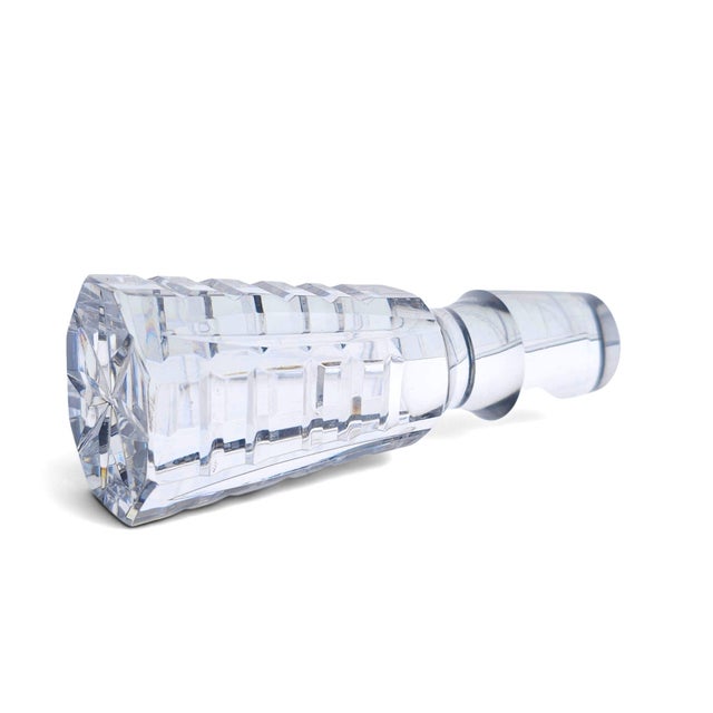 Late 20th Century Waterford Crystal Lismore Tall Wine Decanter With Stopper For Sale - Image 13 of 13