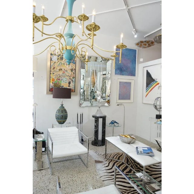 6'high Art Deco Wall Mirror Picture Frame Style For Sale - Image 9 of 12