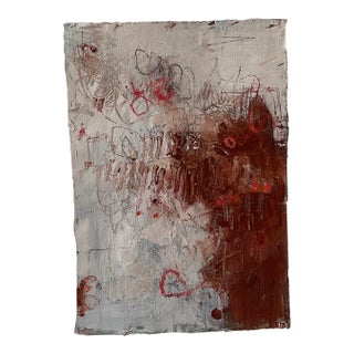 "Untitled #12" Contemporary Original Abstract Acrylic Painting on Canvas by Stephanie Visser For Sale