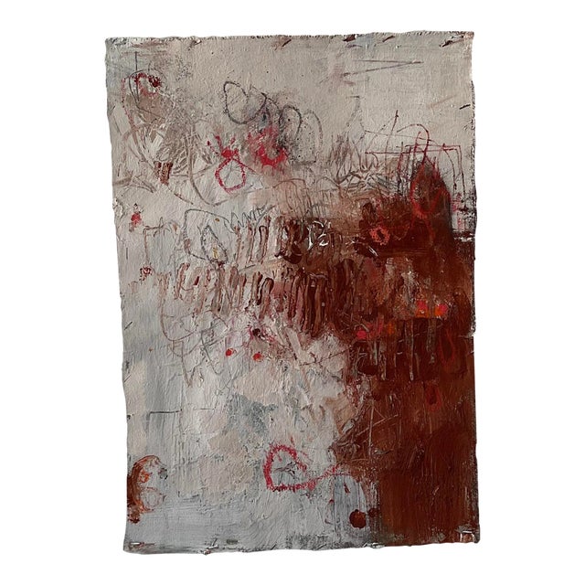 "Untitled #12" Contemporary Original Abstract Acrylic Painting on Canvas by Stephanie Visser For Sale