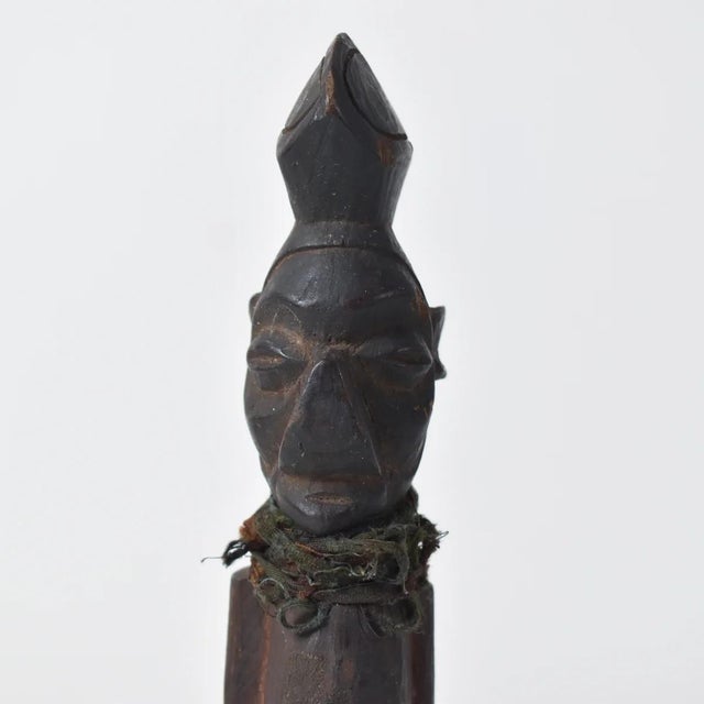The Yaka Miniature Figure hails from the Congo, representing the spiritual beliefs and cultural practices of the Yaka...
