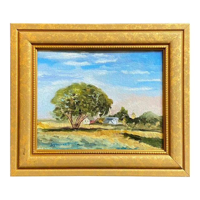 Oil Painting of Provincetown by Satori Gregorakis For Sale