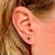 Purple Diamond Sapphire Earrings 14 Karat Yellow Gold 0.66 TCW Certified For Sale - Image 8 of 14
