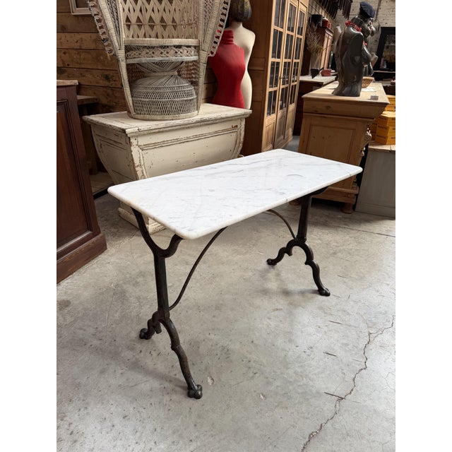 Late 19th Century Marble Bistro Table For Sale - Image 9 of 9
