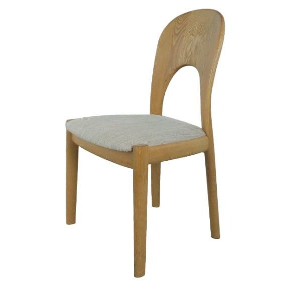 Light Oak Chairs by Niels Koefoed for Koefoeds Møbelfabrik, Set of 4 For Sale - Image 14 of 16