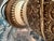 Bronze Vintage 1970s Hollywood Regency Chunky Gold Filigree Table Lamps With Fringed Shades - A Pair For Sale - Image 8 of 10