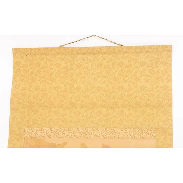 Japanese Japanese School Perched Hawk Scroll Painting For Sale - Image 3 of 8