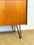Low Scandinavian Teak Sideboard with 4 Doors and Hairpin Legs, 1960 For Sale - Image 16 of 17