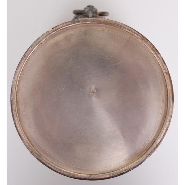 Epns Silver Plated Lions Head Wine Cooler, 1950s For Sale - Image 6 of 10