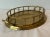 Brass Bamboo Motif Gallery Tray For Sale - Image 4 of 6