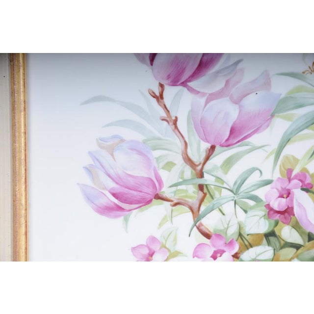 20th Century Floral Bouquet Plaque from KPM Berlin For Sale - Image 9 of 17