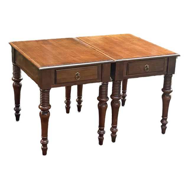 Ethan Allen British Classics End Table / Nightstands - A Pair For Sale