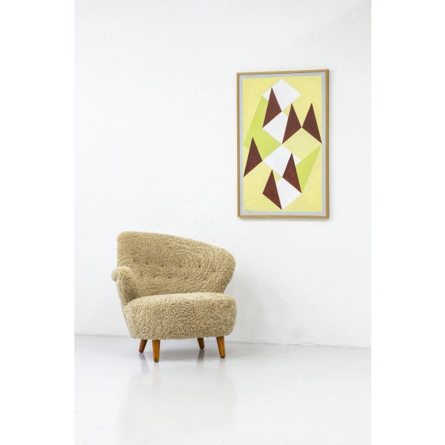 Painting by Bertil Öhlund, Oil on Canvas, 1957 For Sale - Image 4 of 7