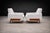 Pair of Brazilian Modern Armchairs in Caviuna & Light Gray Sherpa, Brazil, 1960s For Sale - Image 12 of 14