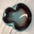 Mid-Century Modern Alfredo Barbini Biomorphic Shape With a Turquoise Exterior and a Deep Burgundy Inner Layer With Gold Fleck For Sale - Image 3 of 5