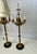 Metal Mid 20th Century Neoclassical 10-Light Brass Candelabra Floor Lamps With Shades - a Pair For Sale - Image 7 of 17