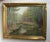 Traditional Maine Forest Landscape With Stream Painting by George Louis Morris American Impressionist Frame For Sale - Image 3 of 12
