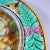 Adams & Bromley English Majolica Cheese Tray, Buttercup & Fern Leaf Border For Sale In Philadelphia - Image 6 of 11