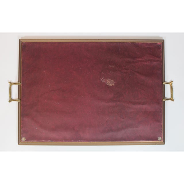 Vintage Botanical Print Tray With Handles For Sale - Image 10 of 12