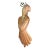 Vintage Mixed-Metal Cockatoo or Parrot Sculpture For Sale
