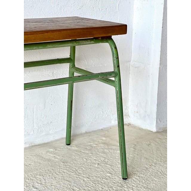 Industrial School Bench, 1960s For Sale - Image 3 of 15