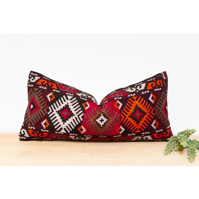 Textile Lodhi Antique Lakai Tribe Linen Pillow For Sale - Image 7 of 7