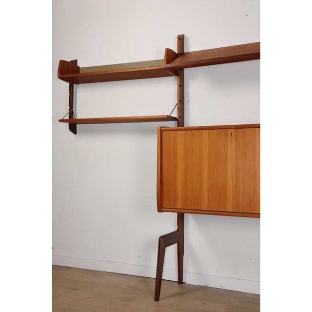 Scandinavian Modular Wall Bookcase from Blindheim Møbelfabrik, 1960s For Sale - Image 15 of 18