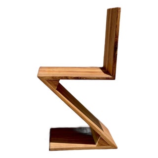 2026 Reproduction After Gerrit Rietveld Zig Zag Chair in Ash For Sale